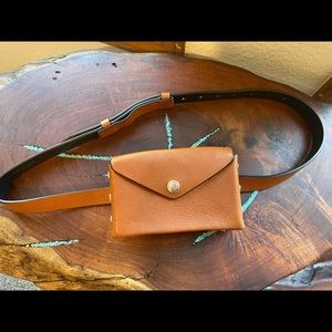 Rag and Bone Atlas brown leather belt bag